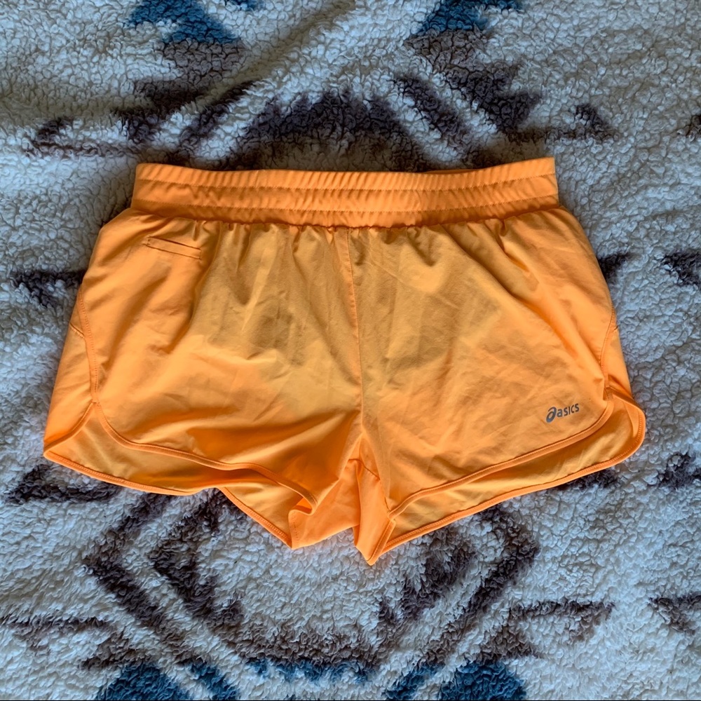 ASICS Women’s Orange Running Shorts - Large